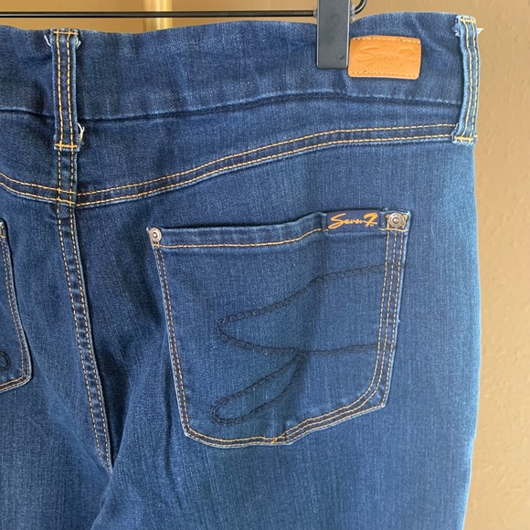 Seven7 Jeans Women’s Size 16 London Wash Mid-Rise Skinny Stretch Denim - Picture 3 of 11